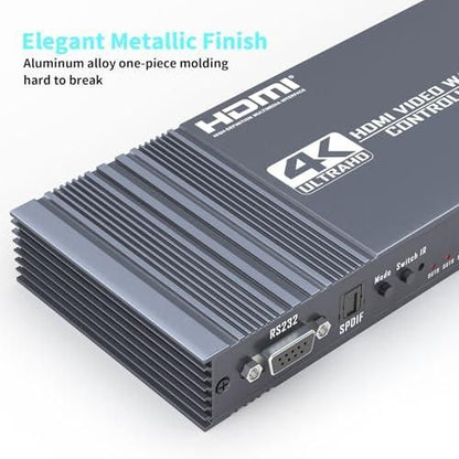 4K Video Wall Controller 3x3 Setup HDMI Processor 9 Outputs 17 Stitching Modes 1pc