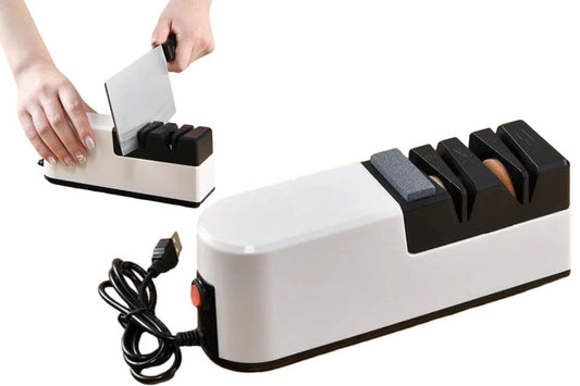 USB Charging Electric Knife Sharpener Professional 4 Stage Chef Knife Sharpening Tool