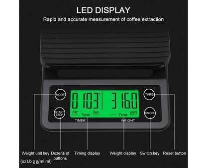 Electric Kitchen Scale - Coffee Scale - Mini Platform