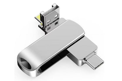 4 in 1 USB Flash Drive Photo Stick USB 3.0 Memory Stick Storage for Photos Backup -Rotating USB Flash Drive 8GB