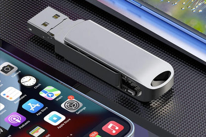 4 in 1 USB Flash Drive Photo Stick USB 3.0 Memory Stick Storage for Photos Backup -Rotating USB Flash Drive 256GB