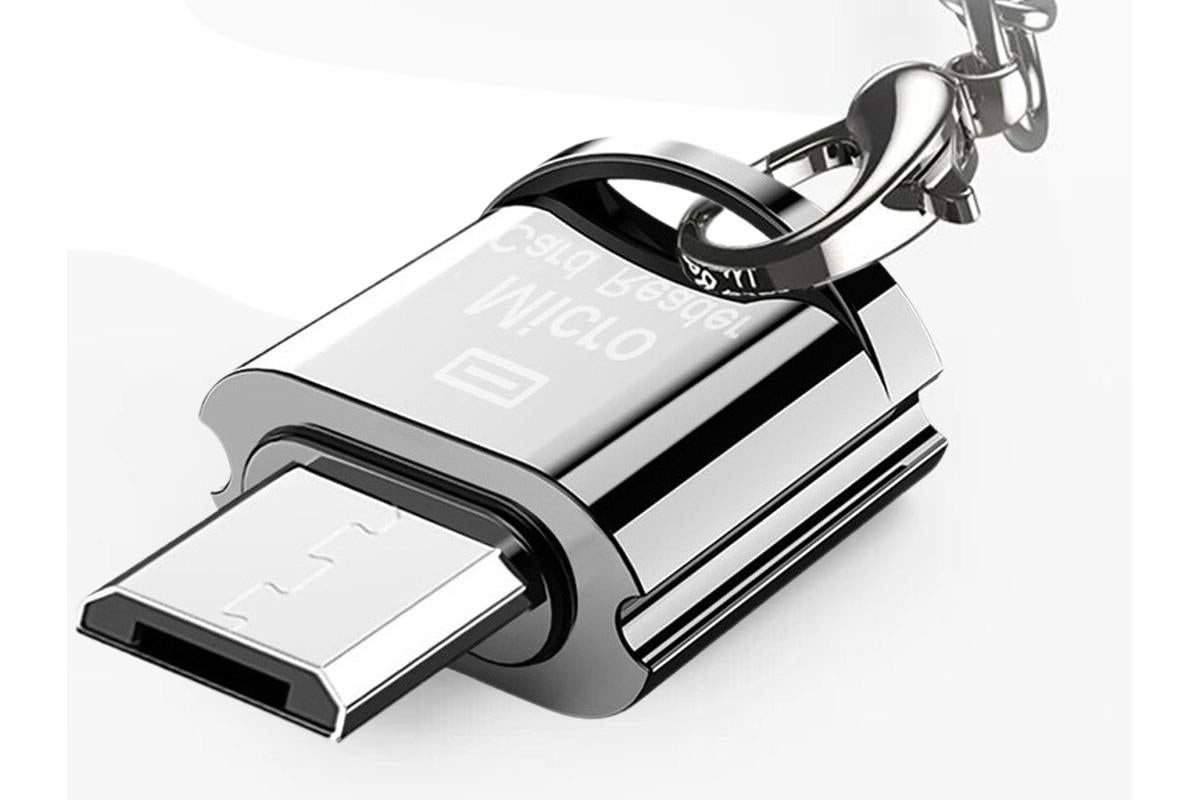 SD Card Reader for iPhone ipad Android Mac Camera Micro SD Card Reader -USB Port
