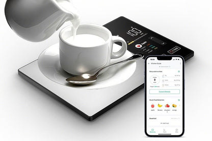 Kitchen Scale with Bluetooth App Nutrition Tracker High Precision Food Scale