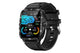 Waterproof Smartwatch for Men Android iOS Phones Smart Watch Fitness Tracker 1.96 Inch Heart Rate Sport Pedometer Sleep Digital Step Activity Monitor-Black Silver
