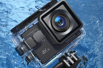 4K Action Camera Waterproof Underwater Camera with Remote Contro