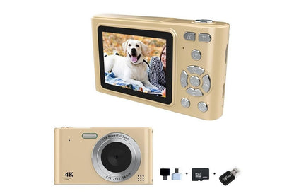 4K HD Digital Camera With 32G Memory Card-Green