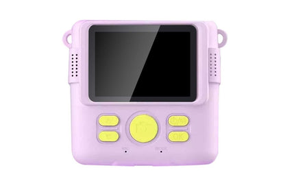 Instant Print Camera for Kids Zero Ink Print Photo Camera with 32G TF Card-Purple