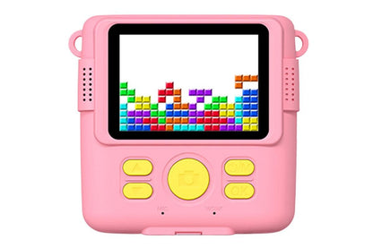 Instant Print Camera for Kids Zero Ink Print Photo Camera with 32G TF Card-Pink