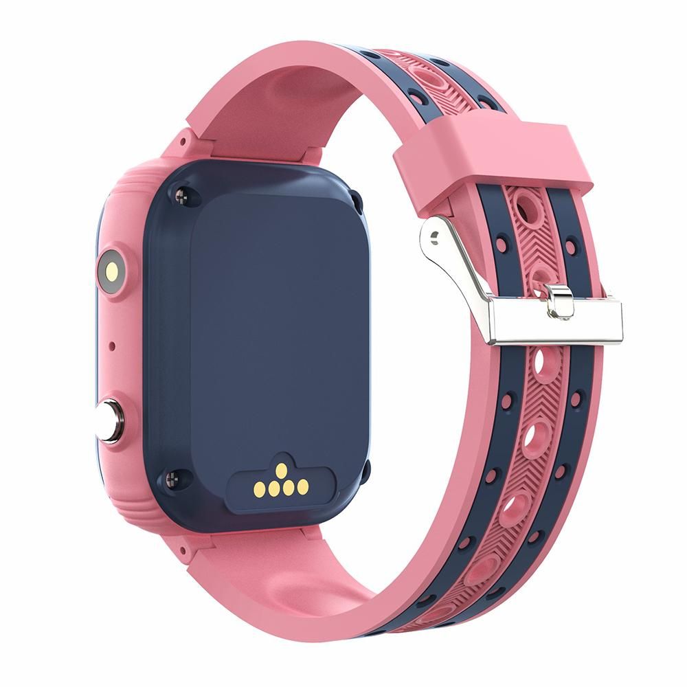 4G Kids Smart Watch with GPS Tracker Water-resistant Kids Cell Phone Watch -Pink