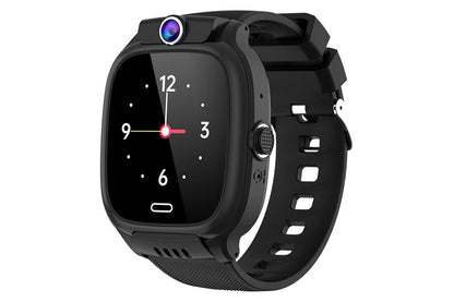 4G Smart Phone Watch Dual Positioning Alarm Water-Resistant Smart watch-Black