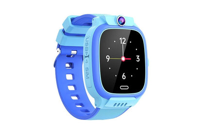 4G Smart Phone Watch Dual Positioning Alarm Water-Resistant Smart watch-Blue