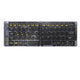 Foldable Keyboard F69 Transparent Bluetooth Keyboard Triple Device Connection