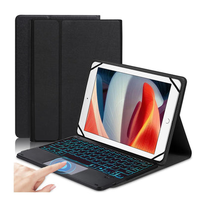 Tablet Keyboard Case Universal Bluetooth Backlit Touch Keyboard for 9-11 Inch Tablets