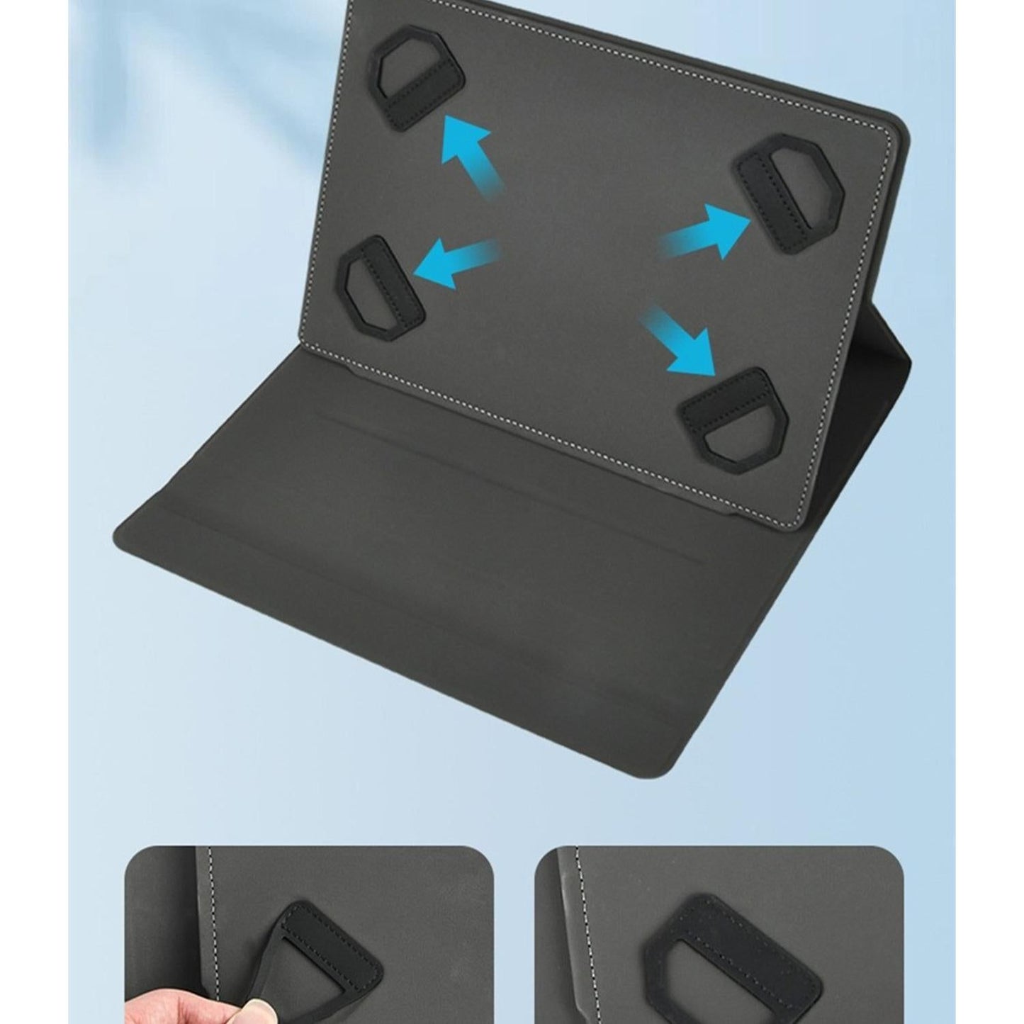 Tablet Keyboard Case Universal Bluetooth Backlit Touch Keyboard for 9-11 Inch Tablets