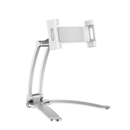 Tablet Stand Kitchen Desktop Aluminium Phone Tablet Stand Wall Mount Laptop Stand Large Clip