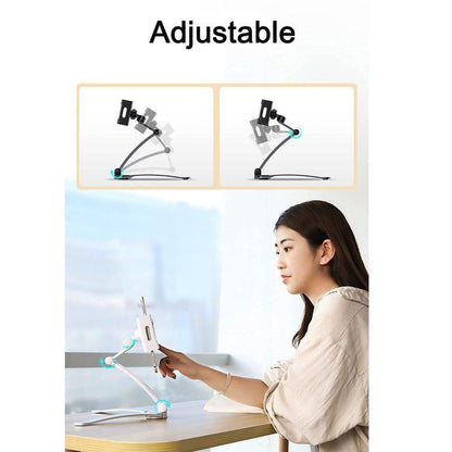 Tablet Stand Kitchen Desktop Aluminium Phone Tablet Stand Wall Mount Laptop Stand Large Clip