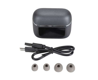 Language Translator Earbuds Bluetooth 5.3 Noise Reduction 74 Languages 70 Accent 4 Modes Wireless Translation Headset Sparkling Black