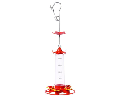 Hanging Feeder Hook Leakproof Hummingbird Feeder - Red