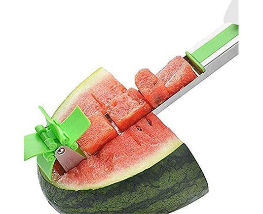 Watermelon Windmill Cutter - Stainless Steel Slicer - Green