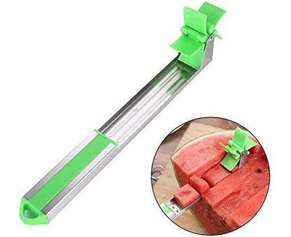 Watermelon Windmill Cutter - Stainless Steel Slicer - Green