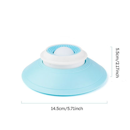 Pet Slow Feeder Bowl with Food Dispenser, Non-Slip, Universal Puzzle Feeder for Cats and Dogs - White