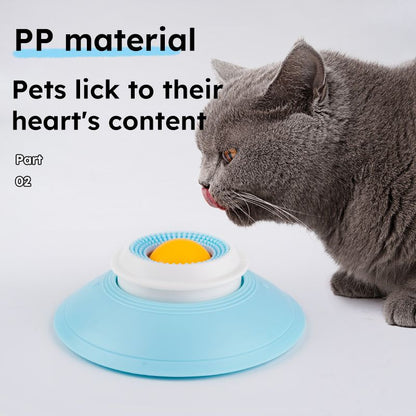 Pet Slow Feeder Bowl with Food Dispenser, Non-Slip, Universal Puzzle Feeder for Cats and Dogs - Yellow