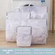 Fine Mesh Laundry Bag Set, 4 Pieces Anti-Snag Washing Bags with Zipper and Handle, for Delicate Clothes,  Bras, Household Laundry