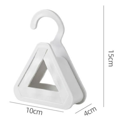 2-Pack - Triangular No-Mark Bag Storage Hooks, Multi-Purpose Anti-Crease Hanger for Handbags, Scarves, and Ties - Pink