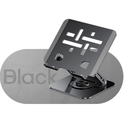 Laptop Stand, Thick Dual-Arm Height-Adjustable Cooling Riser, Compatible with Laptops Up to 17.3 Inches—Black