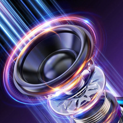 RGB Bluetooth 5.3 Speaker, Dual Speakers with 360° Surround Stereo Sound, FM Radio Included—Pink
