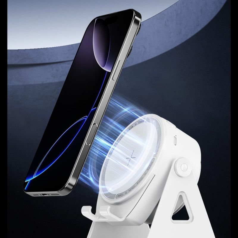 Dual-Mode Magnetic Induction Phone Stand Bluetooth Speaker, Rotatable Multifunctional Desktop Audio Speaker—Black