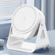 Dual-Mode Magnetic Induction Phone Stand Bluetooth Speaker, Rotatable Multifunctional Desktop Audio Speaker—White