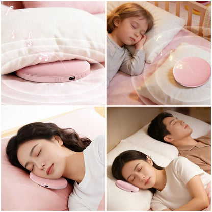 Ultra-Thin Bedside Bluetooth Speaker, White Noise Sleep Aid Speaker with 3-Step Timer—Blue