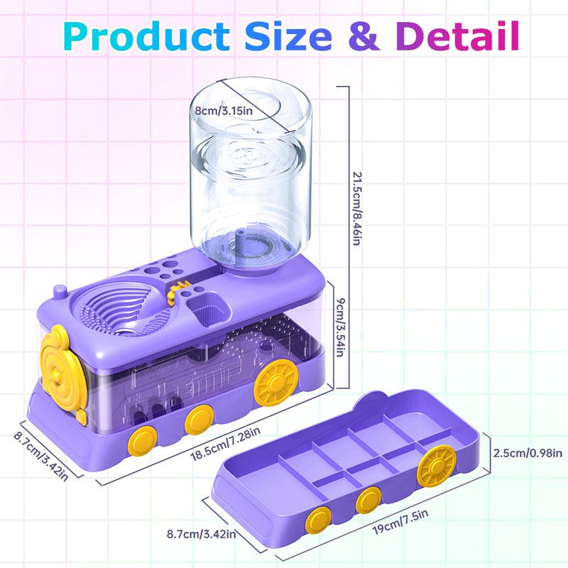 Automatic Water Change Brush Cleaner Cup