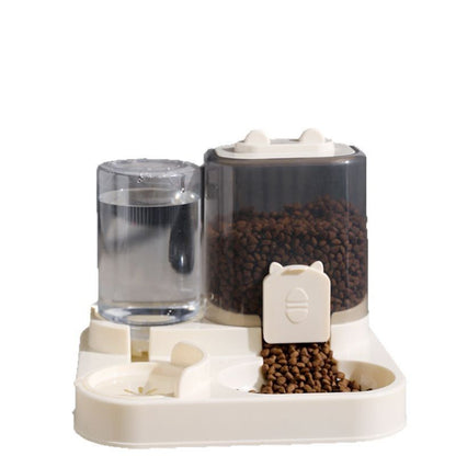 2-in-1 Pet Feeder Water Bowl Cat Dog Use