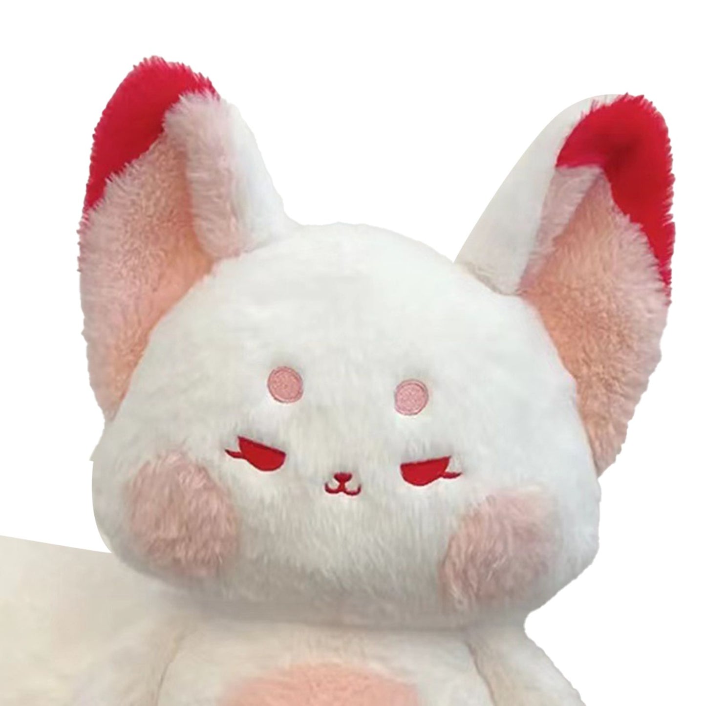 Fox Doll Cute Style Soft Plush Material Stuffed Cartoon Animal Toy for Kids Birthday Present Red Pink Full Length 60cm
