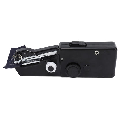 Handheld Sewing Machine Smoothing Stitching Portable Electric Sewing Tool for Home Travel Black