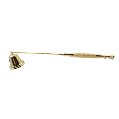 Candle Snuffer Bell Shaped Iron Electroplating Candle Extinguisher for Home Candle Tool Gold