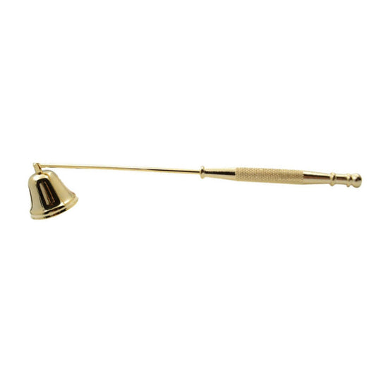 Candle Snuffer Bell Shaped Iron Electroplating Candle Extinguisher for Home Candle Tool Gold
