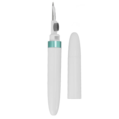 Bluetooth Earbuds Cleaning Pen Multifunction Wireless Earphones Cleaning Tool with Soft Brush for Camera Mobile Phone Green