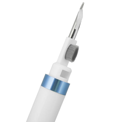 Bluetooth Earbuds Cleaning Pen Multifunction Wireless Earphones Cleaning Tool with Soft Brush for Camera Mobile Phone Blue