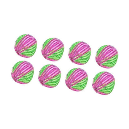 8Pcs Pet Hair Remover Balls Nylon Round Efficient Laundry Lint Remover Balls for Household Laundry