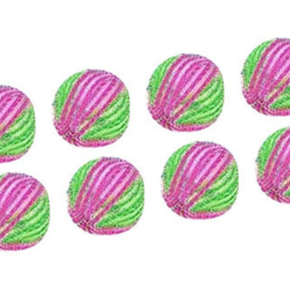 8Pcs Pet Hair Remover Balls Nylon Round Efficient Laundry Lint Remover Balls for Household Laundry