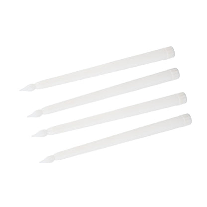 4 Pcs LED Candles Smoke Free Flameless Safe Environmentally Friendly Warm Light Electric LED Taper Candle White