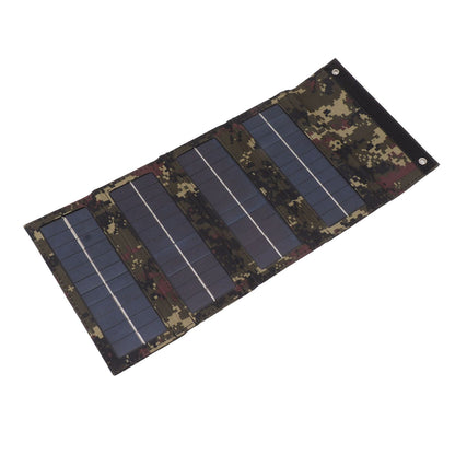 40W 4 Fold Solar Panel Charging Bag Folding Bag Foldable Monocrystalline Solar Panel Charger for Outdoor Camping Hiking Emergency Charging Camouflage