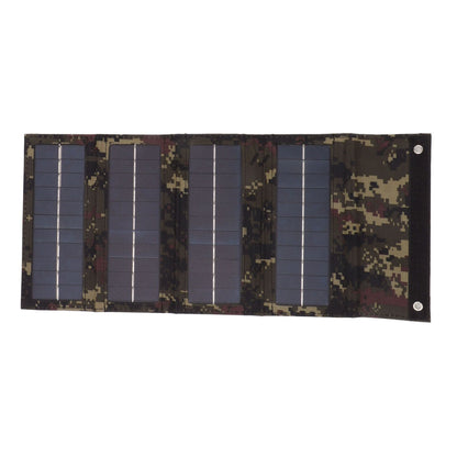 40W 4 Fold Solar Panel Charging Bag Folding Bag Foldable Monocrystalline Solar Panel Charger for Outdoor Camping Hiking Emergency Charging Camouflage