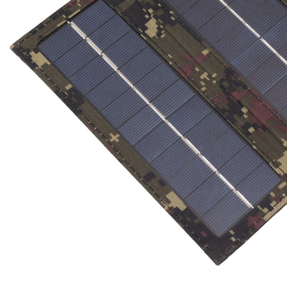 40W 4 Fold Solar Panel Charging Bag Folding Bag Foldable Monocrystalline Solar Panel Charger for Outdoor Camping Hiking Emergency Charging Camouflage