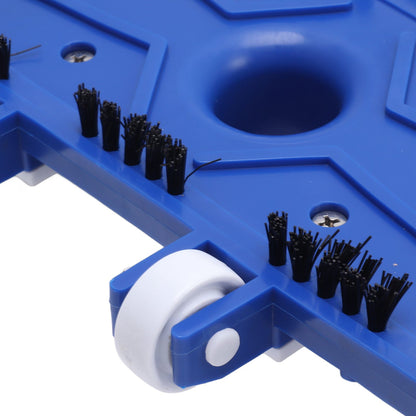 14 Inch Swimming Pool Vacuum Head with Wheels Brushes Pool Cleaning Equipment Accessories