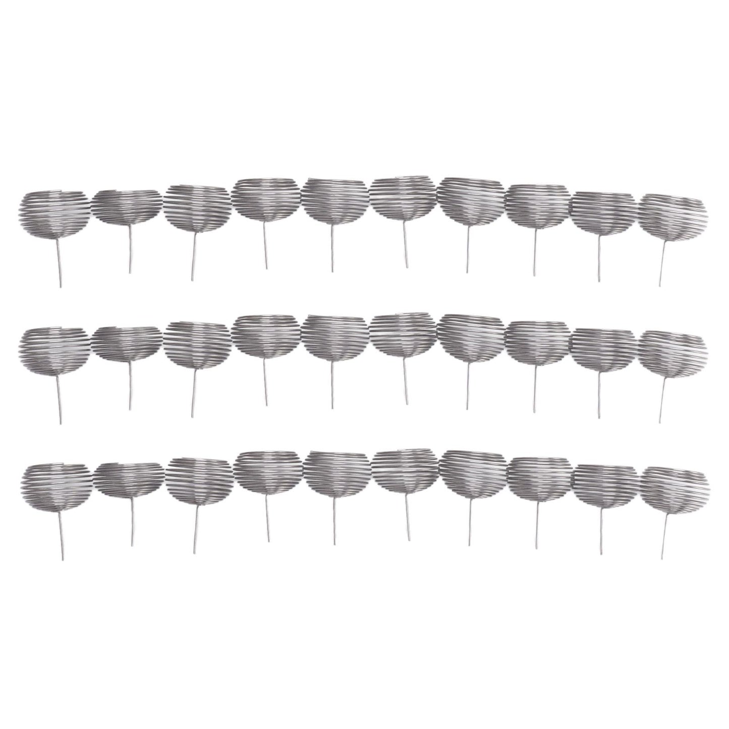 100pcs Bonsai Fertilizer Basket Stainless Steel Spherical Nutrition Box Tools for Succulent Orchid
