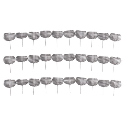 100pcs Bonsai Fertilizer Basket Stainless Steel Spherical Nutrition Box Tools for Succulent Orchid